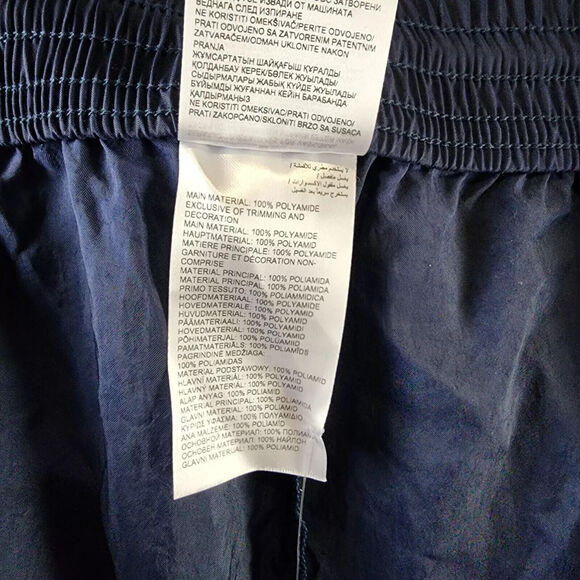 Reebok Women's Plus Size Pull-on Logo Woven Track Pants, Vector Navy, Size 2X - Picture 10 of 10